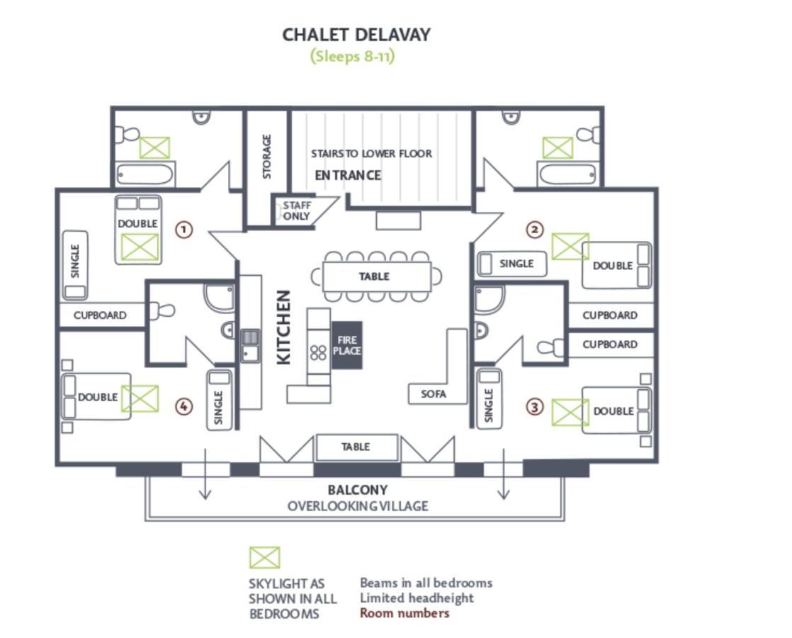 Residences Delavay Les Pistes Ле-Гет Экстерьер фото